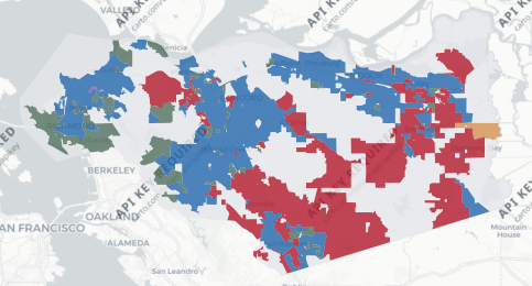 Contra Costa County precinct map