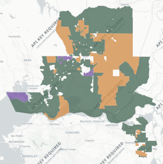 State Assembly District 11 results map