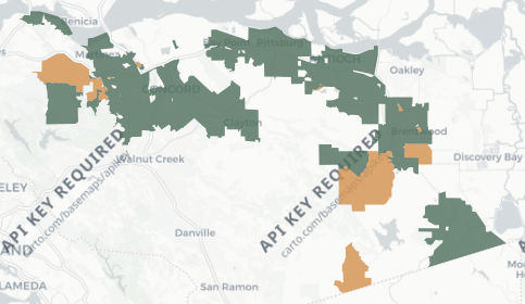 State Assembly District 15 results map