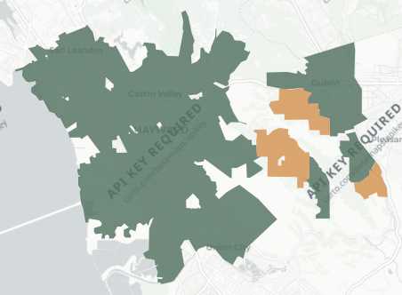 State Assembly District 20 results map