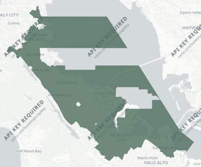 State Assembly District 21 results map