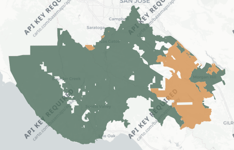 State Assembly District 28 results map