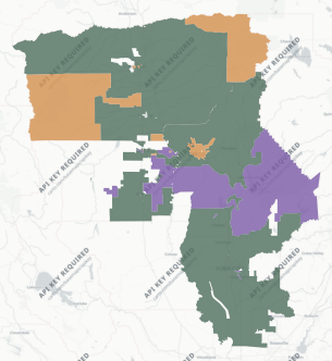 State Assembly District 3 results map