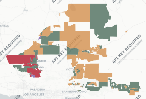 State Assembly District 34 results map