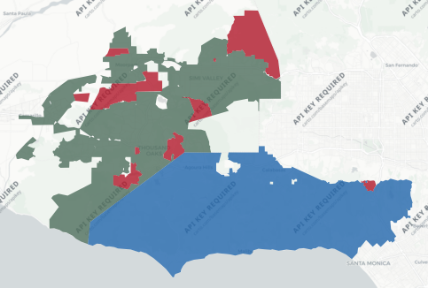State Assembly District 42 results map