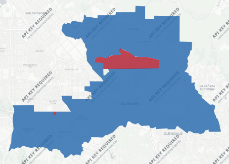 State Assembly District 44 results map