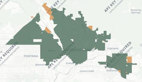 State Assembly District 45 results map