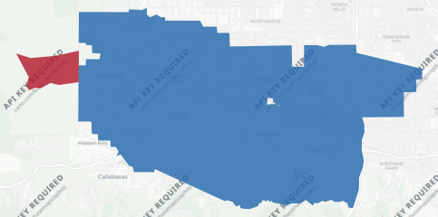 State Assembly District 46 results map