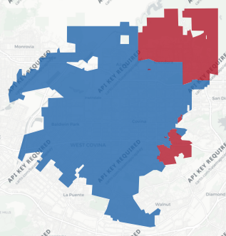 State Assembly District 48 results map
