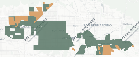 State Assembly District 50 results map