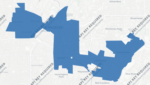 State Assembly District 54 results map