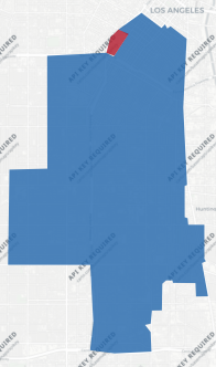 State Assembly District 57 results map