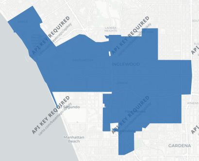 State Assembly District 61 results map