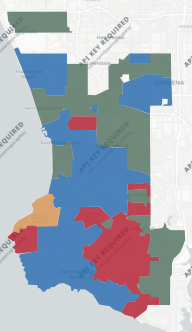 State Assembly District 66 results map