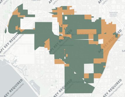 State Assembly District 70 results map