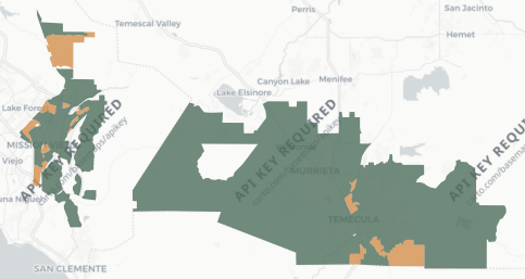 State Assembly District 71 results map