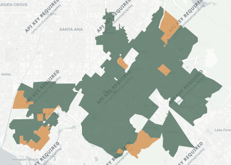State Assembly District 73 results map