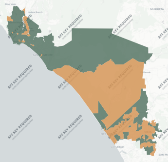 State Assembly District 74 results map