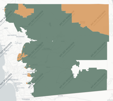 State Assembly District 75 results map