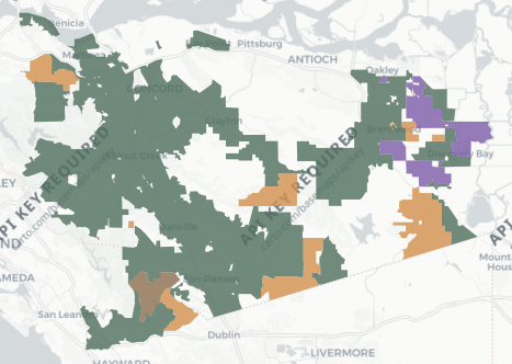 Congressional District 10 results map