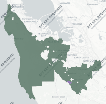 Congressional District 16 results map