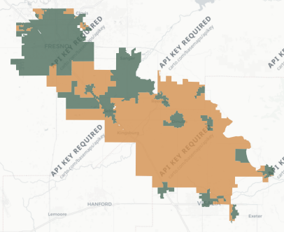 Congressional District 21 results map