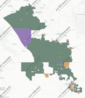 Congressional District 22 results map