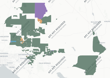 Congressional District 23 results map