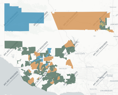 Congressional District 26 results map