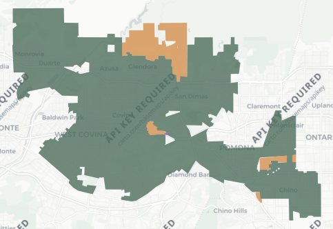 Congressional District 31 results map