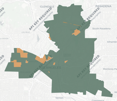 Congressional District 34 results map