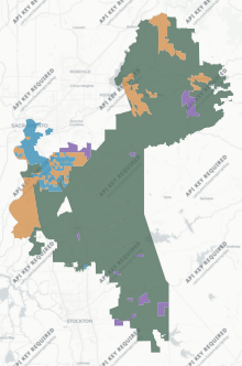 Congressional District 7 results map