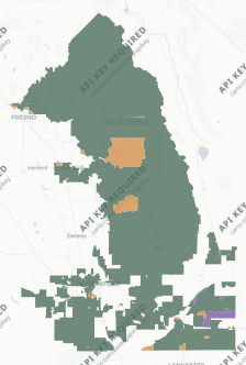 State Senate District 12 results map