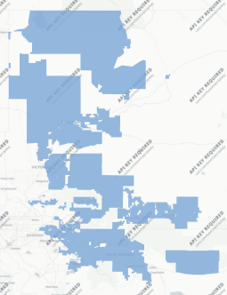 State Senate District 19 results map