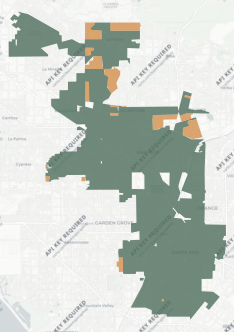 State Senate District 34 results map