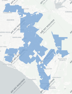 State Senate District 37 results map