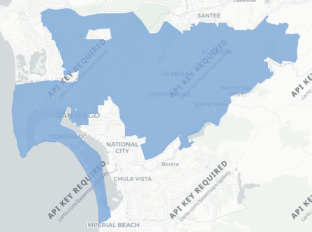 State Senate District 39 results map
