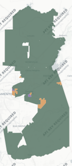 State Senate District 6 results map