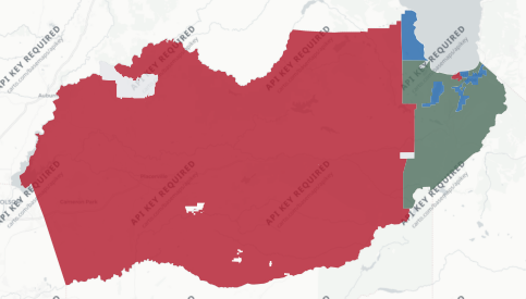 El Dorado County precinct map