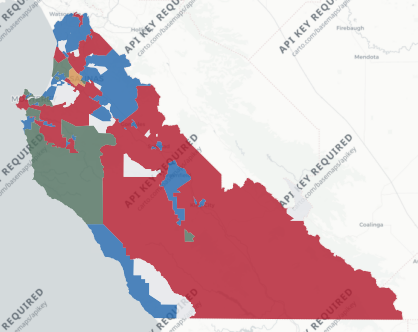Monterey County precinct map