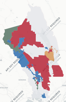 Napa County precinct map