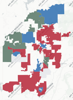 Nevada County precinct map