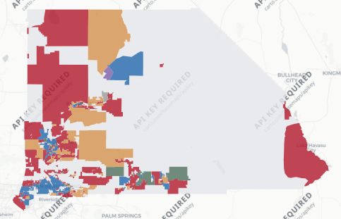 San Bernardino County precinct map