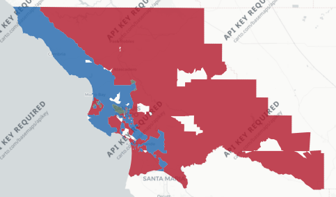 San Luis Obispo County precinct map