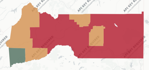 Sierra County precinct map