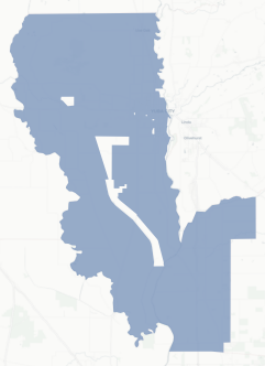 Sutter County map