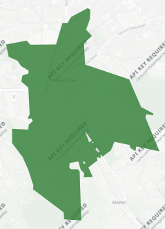 Walnut Creek School District Measure L results map