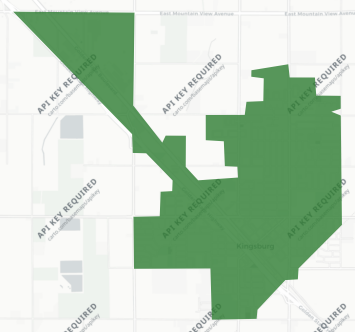 City of Kingsburg Measure E results map