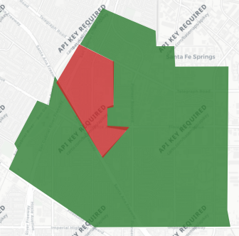 Little Lake City Elementary School District Measure LS results map