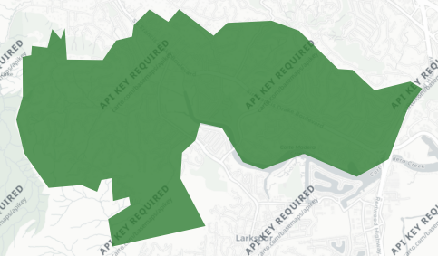 Kentfield School District Measure C results map